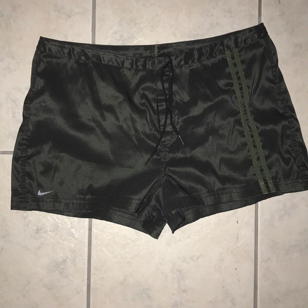 Olive green Nike shorts
